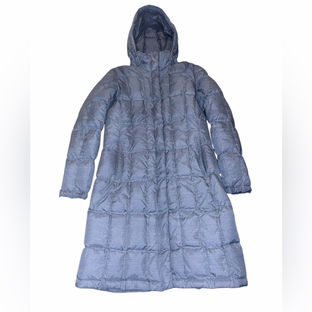 The north face metropolis women M blue puffer jacket